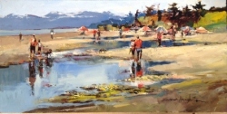 brent-heighton-18x36-beachcombers-oil-on-canvas